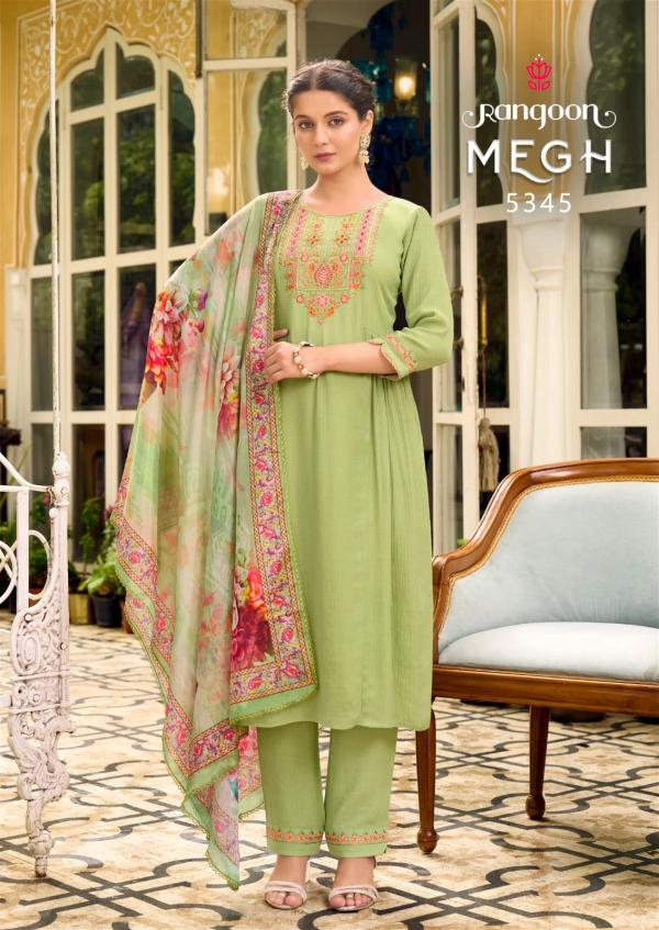 Rangoon Megh Viscose Kurti Bottom With Dupatta Collection